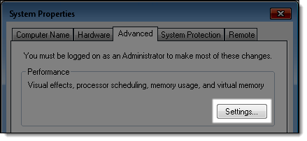 1. Change Windows Settings
